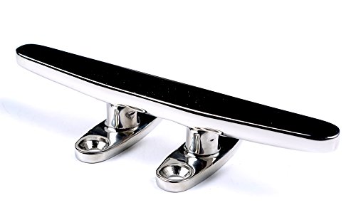 Thorn Dock Cleat Marine Boat Open Base Flat Top 6" Heavy Duty Stainless Steel (4 PCS)