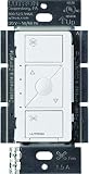 Lutron Caseta Wireless Smart Fan Speed Control, Single-Pole, PD-FSQN-WH, White, Works with Alexa, Apple HomeKit, and the Google Assistant