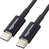AmazonBasics USB Type-C to USB Type-C 2.0 Charger Cable - 3 Feet (0.9 Meters) - Black
