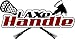 LAXE HANDLE Lacrosse Stick End Cap A Uniquely Designed End Cap Engineered to Allow for Hand Recognition of The Lacrosse Stick's Head Orientation Black