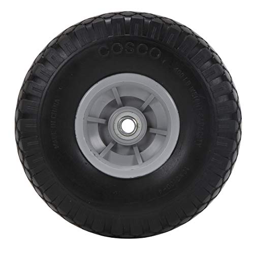 COSCO 10Inch FlatFree Replacement Wheel for Hand Trucks, 2pack