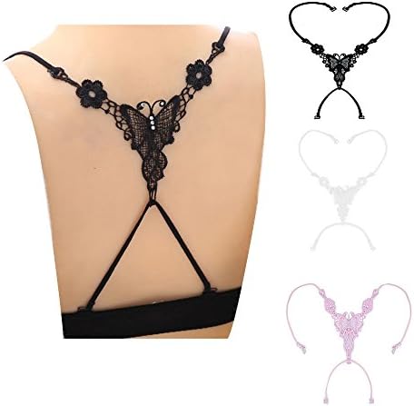 Invisible Clear Replacement Bra Straps Removable Butterfly Bra Straps 3pcs
