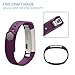 AK for Fitbit Alta Bands, Replacement Bands for Fitbit Alta/Alta HR with Metal Clasp（Purple,Large）