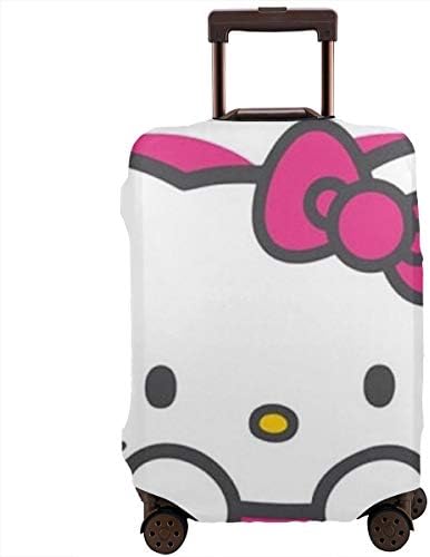 Hello-Kitty Suitcase Protector Travel Luggage Cover Fit For A Variety Of Sizes Luggage