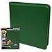 12-Pocket Z-Folio LX Trading Card Albums, Green