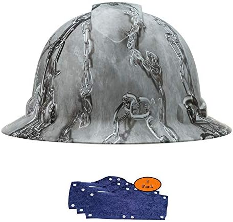 Full Brim Pyramex Hard Hat, Metal 