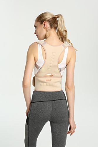 SUNFUL Posture Shoulder Back Waist Support Compression Braces Prevent Hunched Back Injury Recovery Body Reshape