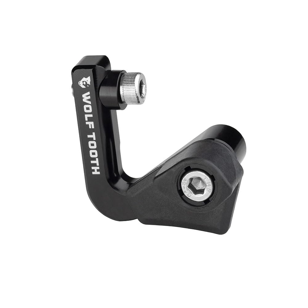 Wolf Tooth | LoneWolf Aero Chainguide Braze|On High Mount | Black | 56-62T Chainring | Bike Accessories Custom Parts Precision Engineered