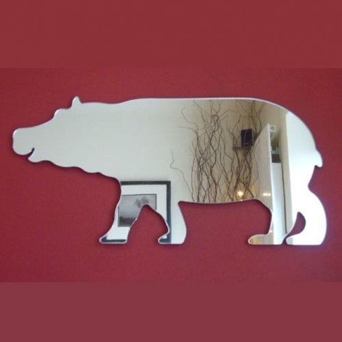 Super Cool Creations Hippopotamus Mirror - 62cm x 35cm