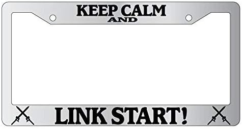 AUdddflicenshf License Plate Frame Cute License Plate Frame Customized AluminumL Metal License Plate Frame