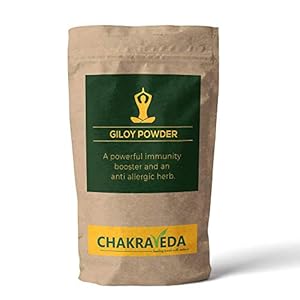 Natural Guduchi Powder (Tinospora Cordifolia/Giloy) 100g, Immunity Booster, Natural Herbal Supplement for Decrease Toxicity in Body & Blood Purifier