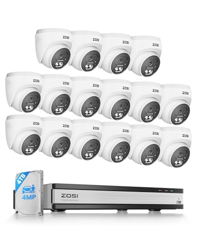 ZOSI C220 4K 16-Channel Security Camera System