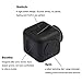 Colovis Fidget Cube Relieves Stress, Anxiety and Boredom Desk Toy for Children and Adults (Black, 2Pack)