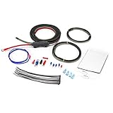 SCOSCHE EFXAKCM8B 8Awg Ofc Moto Amp Power Kit; 60A Mini-Anl, Ultra-Flex Fine Strand, 16Awg Ultra-Flex Speaker, Printed polybag