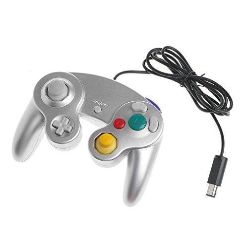 yournameI NGC Wired Handheld Joystick Gamepad Controller for Nintendo Gamecube Console - Thumbnail 5