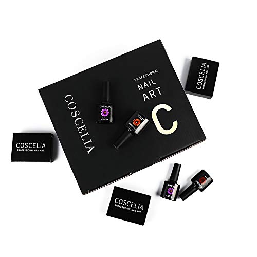 Coscelia 6 Colors Gel Nail Polish Starter Kit 36W LED Nail Dryer lamp Base Top Coat Manicure Tools Nail Art Design