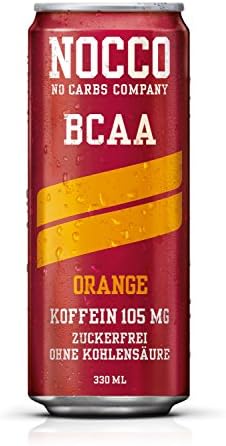 NOCCO BCAA Drink with Deposit - Orange Flavour - No Carbs Company Fitness Drink