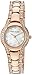 Anne Klein Women's AK/2884MPRG Swarovski Crystal Accented Rose Gold-Tone Bracelet Watch