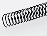 Plutreas 50 Pack Plastic Spiral Binding Coils, 4:1