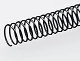 Plutreas 100 Pack Plastic Spiral Binding Coils, 4:1