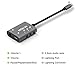 MOKiN Lightning to 3.5 mm Headphone Jack Adapter [Apple MFi Certified] for iPhone X/iPhone 8/iPhone 7 Audio and Charge Splitter Adapter Aluminum(Gray)