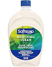 Softsoap Moisturizing Liquid Hand Soap Refill, Soothing Clean Aloe Vera - 50 Fluid Ounces