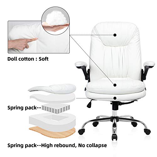 B2C2B Ergonomic Office Chair High Back Desk Chair with FlipUp Arms and