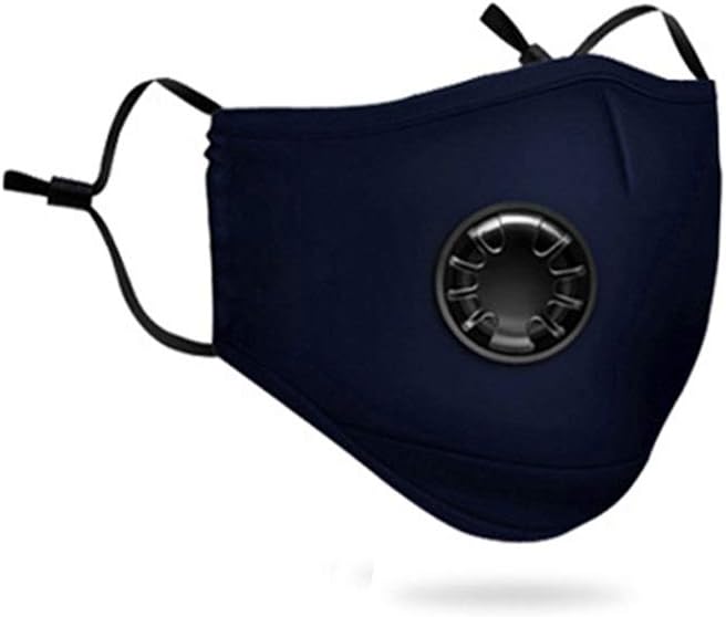 Easy Breathe Washable Dust Mask, Anti Air Dust PM2.5 Carbon Activated Face Mask, Air Filter Mask for Pollution Smoke Allergy Mask,Cotton Respirator Breathing Smoke Pollution Mask for Women and Man.