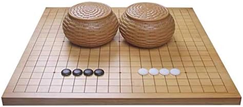 両面ボード中国チェスと囲碁ゲームセット囲碁2人用の中国のweiqi