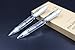 JASON YUEN 2PCS PACK Pen light ballpoint pen Metal 2 in 1 LED light up pen without extra refill and batteries in one box-writting and read in darkness night (Red light)