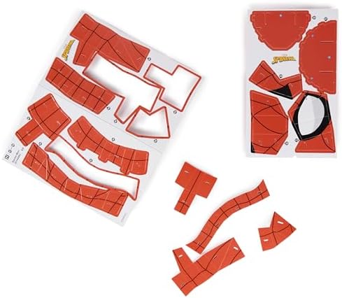 , kit de maqueta de rompecabezas en 3D de Spider-Man 82 piezas Spider-Man para decoración de escritorio Juguetes de construcción Rompecabezas en 3D para adultos y niños a partir de 12 años