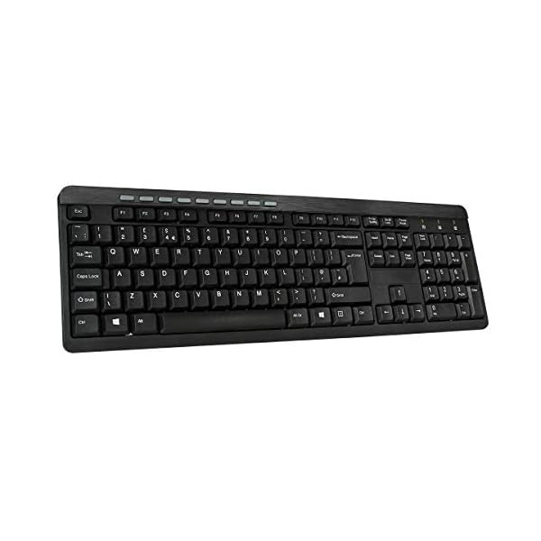 CiT Wired USB Keyboard & Mouse Combo, Ergonomic Design, UK Qwerty Layout, Windows Compatible, Plug and Play Technology…