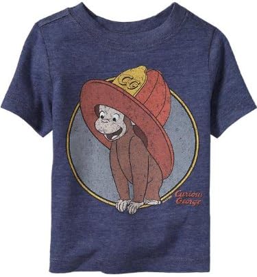 Amazon Co Jp オールドネイビー Old Navy 半袖tシャツ 男の子用ネイビー おさるのジョージ キュリアスジョージ 子供服 服 ファッション小物