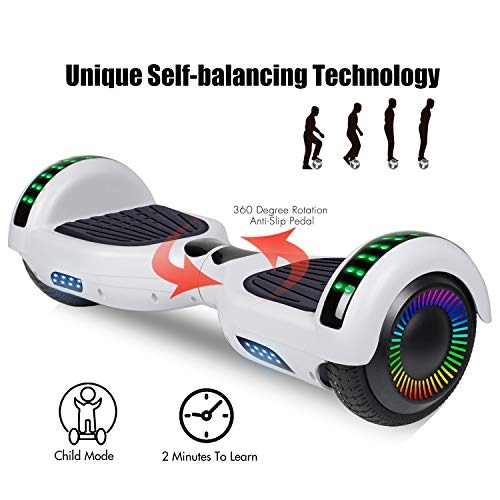 LIEAGLE Hoverboard, 6.5" Self Balancing Scooter Hover Board with UL2272