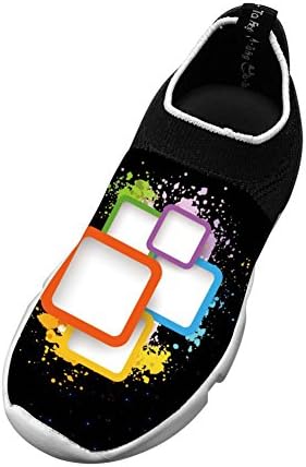 XieZbd Children's Adobe Illustrator Unique Fly Knit Sneaker Shoes 3 D(M) US Big kid