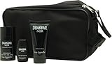 Drakkar Noir By Guy Laroche For Men. Set-edt .17 Ounces Mini & Deodorant Stick 1 Ounces & Aftershave Balm 1 Ounces & Travel Bag