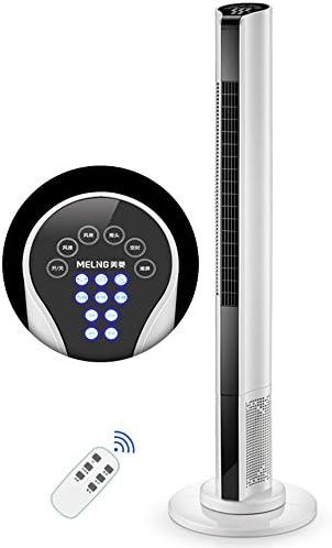 JNYZQ With Remote Control Tower Fan Mute Bladeless Fan Portable 3 Files Adjust Timing Cooling Fan Circulating Fan 50W