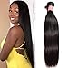 Ali Julia 10A Peruvian Straight Virgin Hair Weave 1 Bundle 100% Unprocessed Remy Human Hair Weft Extensions 95-100g/pc (20inch, Bundles)