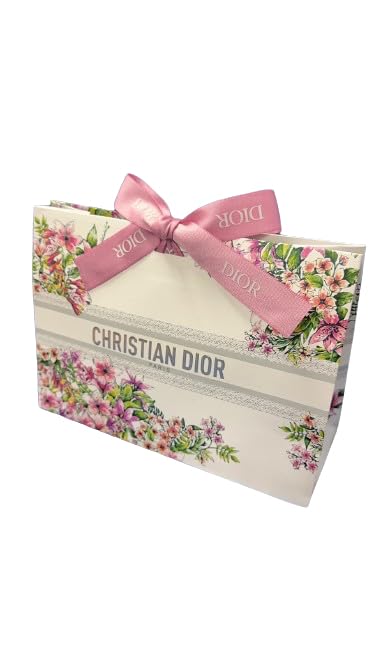 Christian Dior Dior Wrapping Gift Bag Clutch Bag [2024 Valentine] Present Gift Shopper 5.5 x 7.7 x 2.8 inches (14 x 19.5 x 7 cm) (Clutch Bag S)