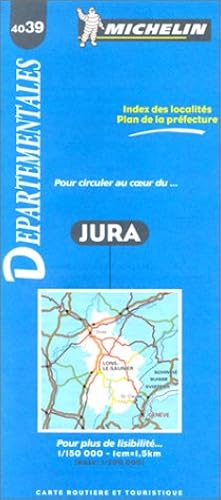 Download Carte routière : Jura, 4039, 1/150000 PDF