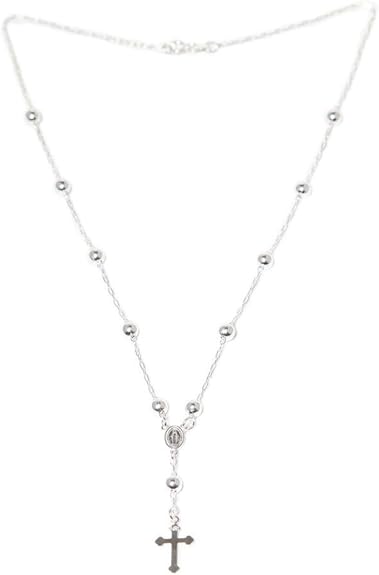 Colar Terco De Prata Nossa Sra Das Gracas Amazon Com Br