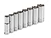 TEKTON 3/8-Inch Drive Deep Socket Set, Metric, Cr-V, 10 mm - 19 mm, 8-Sockets | 1240
