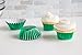 Fox Run Green Foil Disposable Bake Cups, 1.75 x 1.75 x 1