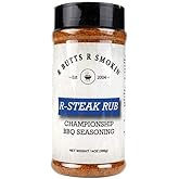 R BUTTS R SMOKIN R-Steak Rub - Championship BBQ Seasoning - Large 14.0 Ounce