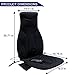Relief Expert 10-Motor Vibrating Car Seat Back Massager Chair Pad with Heat, 5 Modes for Car, Home, Office