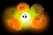 LIGHT UP Emoji Face Puffer Squeeze Balls - 5