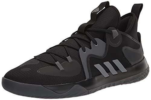 Adidas Unisex Harden Stepback Basketball Shoe, Black/Iron
