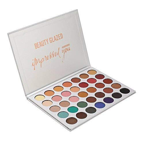 Beauty Glazed 35 Colors Eyeshadow Palette Eye Shadow Powder Make Up Waterproof Eye Shadow Palette Cosmetics