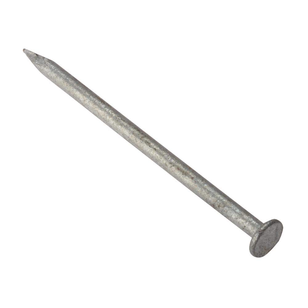 ForgeFix Round Head Nails | 3.75 x 75mm | Galvanised | Bag 500gm