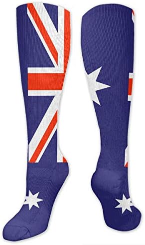 Australian Flag Graduated Compression Socks for Men & Women Best Stockings for Nurses,Travel,Running,Maternity Pregnancy